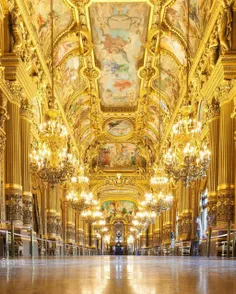 📸  سالن ورودی اپرا گارنیر در پاریس