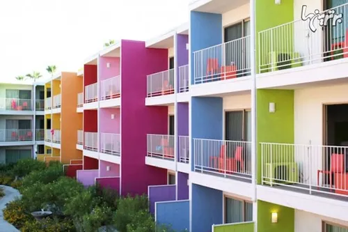 رنگارنگ ترین هتل های جهان