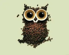 خلاقیت با دانه های قهوه