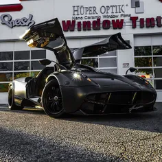 • Matte Black Pagani Huayra | Completely Tinted by @Fresh
