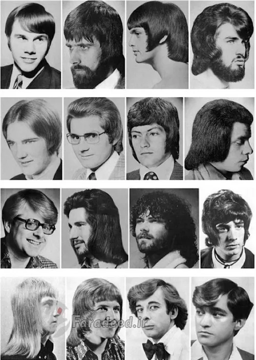 مدل موی مردان در ۵۰ سال قبل