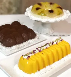 #دسر_زعفرونی🍮  #کرم_شکلات🍫 