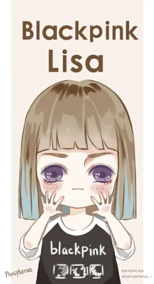 Anime LISA BLACK PINK 💜😍