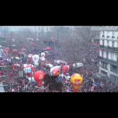 🔰تظاهرات 2 میلیون نفری همزمان با اعتصاب سراسری در 200 شهر فرانسه علیه ماکرون...🔰