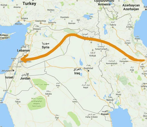 ایران از طریق زمینی، به مرزهای رژیم صهیونیستی رسید