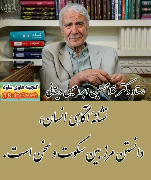 استاد دکتر غلامحسین ابراهیمی دینانی:
