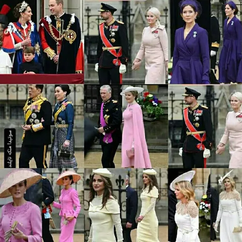 پوشش خاندانهای سلطنتی جهان