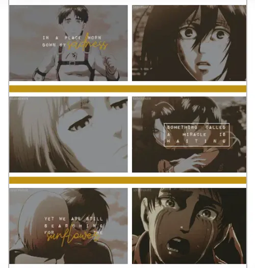 E M A😭 💞 attack on titan🎯 shingeki😫 🍃 Eren jaeger💚 armin 