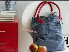 یه مدل دیگه کیف با استفاده از شلوار جین های فرسوده ☺ ️👖 👖