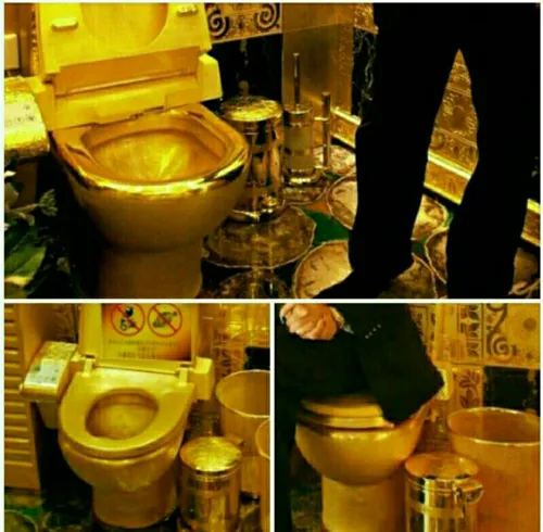 رکورد گرانقیمت ترین سرویس توالت دنیا در هنگ کنگ! این سروی