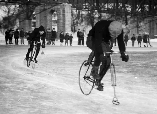 دوچرخه اسکیت، دوچرخه ای برای شرایط یخبندان! جهان قدیم