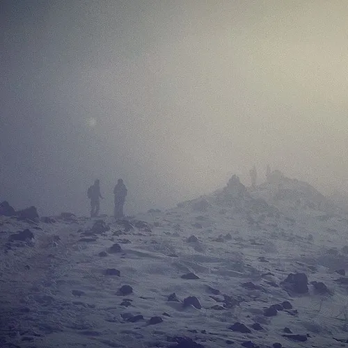 A group of hikers up in the mountains of Qazvin, Iran. Ph