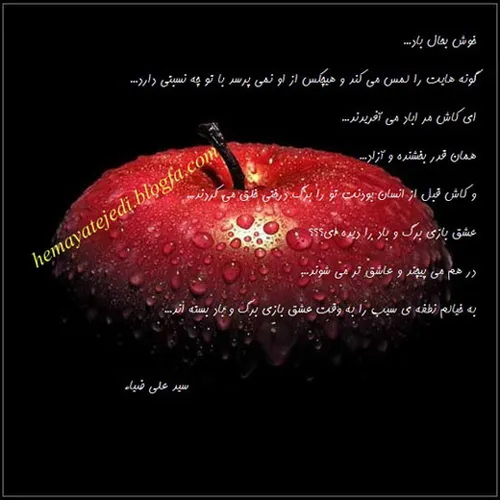 دل نوشته ی علی ضیاء