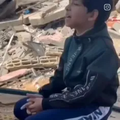 قرآن خواندن کودک غزه 
