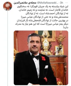 طرفداران چاهزاده همچنان درحال حمله و توهین به شازده مشنگ 