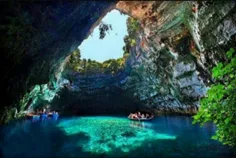 دریاچه و غار ملیسانی- کفالونیا/ یونان