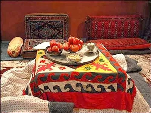 شب یلدا   چلّه جشن های کهن   ایران ما   کرسی   Korsi