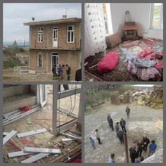 اصابت خمپاره به حیاط یک منزل مسکونی دراستان آذربایجان شرق