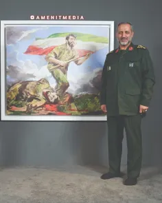 💢استاد حسن روح‌الامین جدیدترین تابلوی خود با نام «پاسدارا