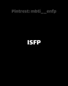 mbti.... isfp 