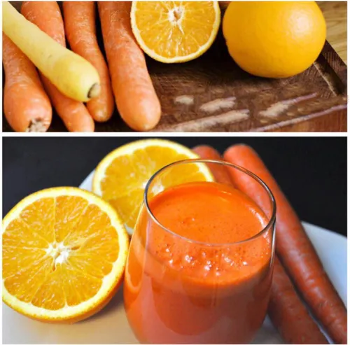 نوشیدن مخلوط آب هویج وپرتقال یکی ازمضرترین ترکیبست که موج