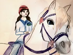 نقاشی اسب مجستی 