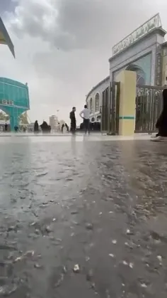 بارش باران در کربلای معلی