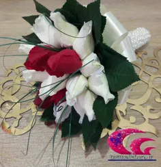 دست گل عروسی برای زنداداشم 