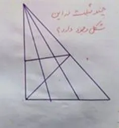 چندتا مثلث توی این شکل میبینی؟؟؟