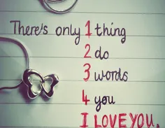 I Love You...