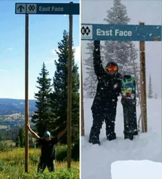 ارتفاع مسیر اسکی در تابستان و زمستان !