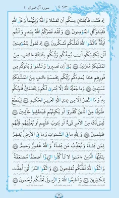 قرآن کریم سوره آل عمران صفحه ۶۶ همراه با مفاهیم و نکات