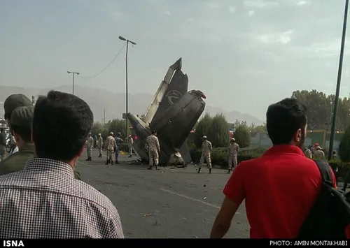 سقوط هواپیمای مسافر بری در غرب تهران