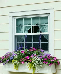 #ایده_های_خلاقانه برای داشتن گلدان زیر پنجره 😍  #هنر #خلا
