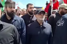🇮🇷حضور سردار قاآنی در راهپیمایی روز قدس تهران
