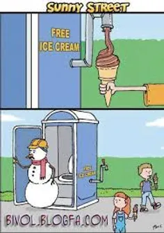 طرز تهیه ی بستنی زمستونی.هههههه