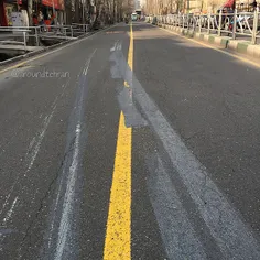 The #BRT #lane along #Valiasr | 13 Mar '15 | iPhone 6