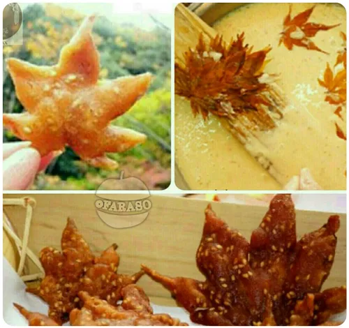 در ژاپن غذایی به نام برگ سوخاری سرو شده که از خواباندن یک