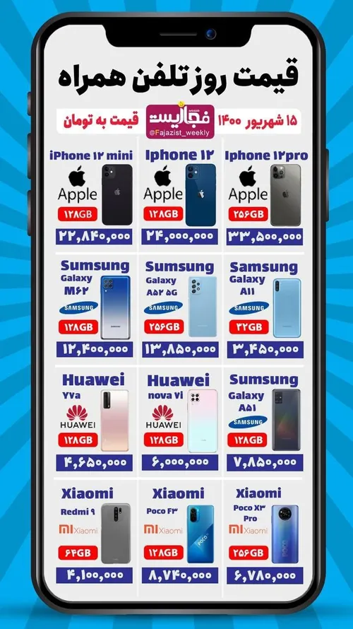 قیمت تلفن همراه
