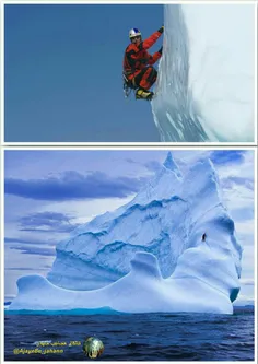 بزرگترین کوه یخ جهان/ کوه یخی Makkovik در دریای شهر Makko