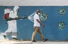 کرونا و #نقاشی های دیواری درجهان 👌