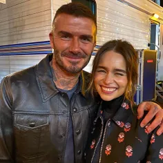 David Beckham & Emilia Clarke
