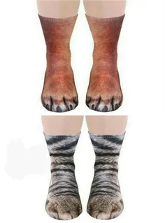 #مد_جدید؛ جوراب‌هایی که پایتان را شبیه #حیوانات می‌کنند!