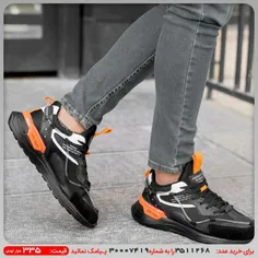 کفش ورزشی نایک مشکی نارنجی مردانه Zoom 700
