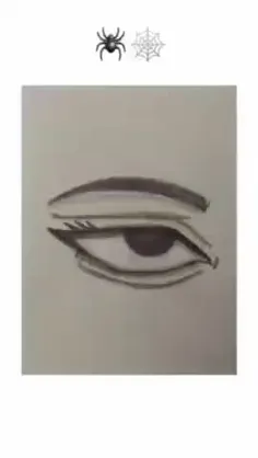 نقاشی چشم دارک✨