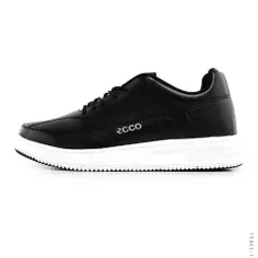 کفش اسپرت چرم مردانه مشکی Ecco مدل 33851