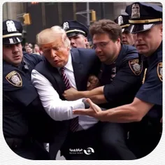 انتشار نخستین تصاویر از دستگیری ترامپ توسط هوش مصنوعی!