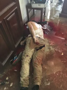 تصویر دیگری از جسد یکی از تروریست‌ها در داخل مجلس