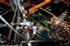 صعود مرد عنکبوتی از آسمان‌خراش 75 طبقه