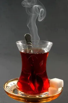 یه استکان چای داغ توی هوای سرد...